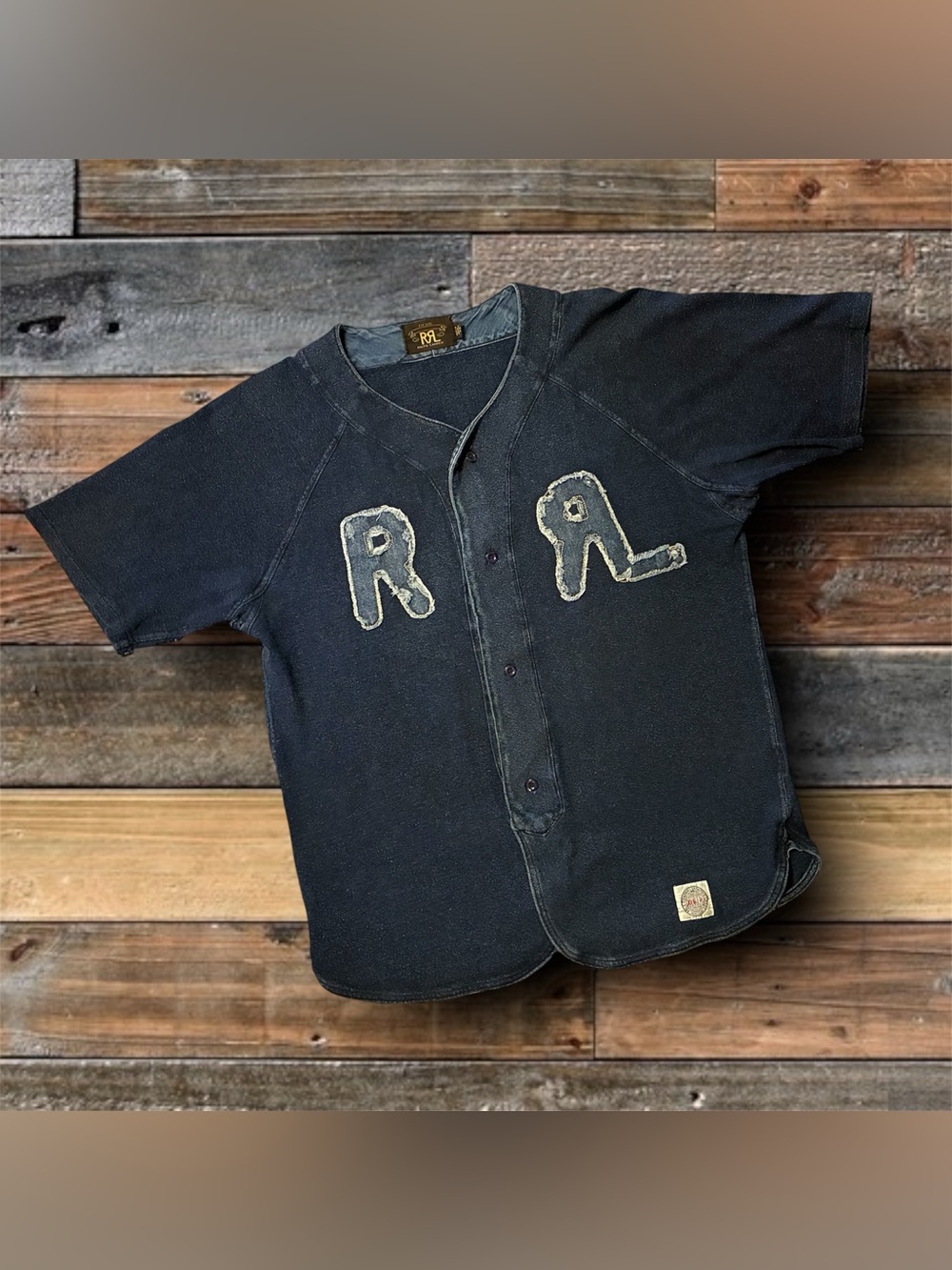 💥🔥RARE🔥💥DOUBLE RL RALPH LAUREN RRL “FARM LEAGUE” BASEBALL JERSEY- MEDIUM